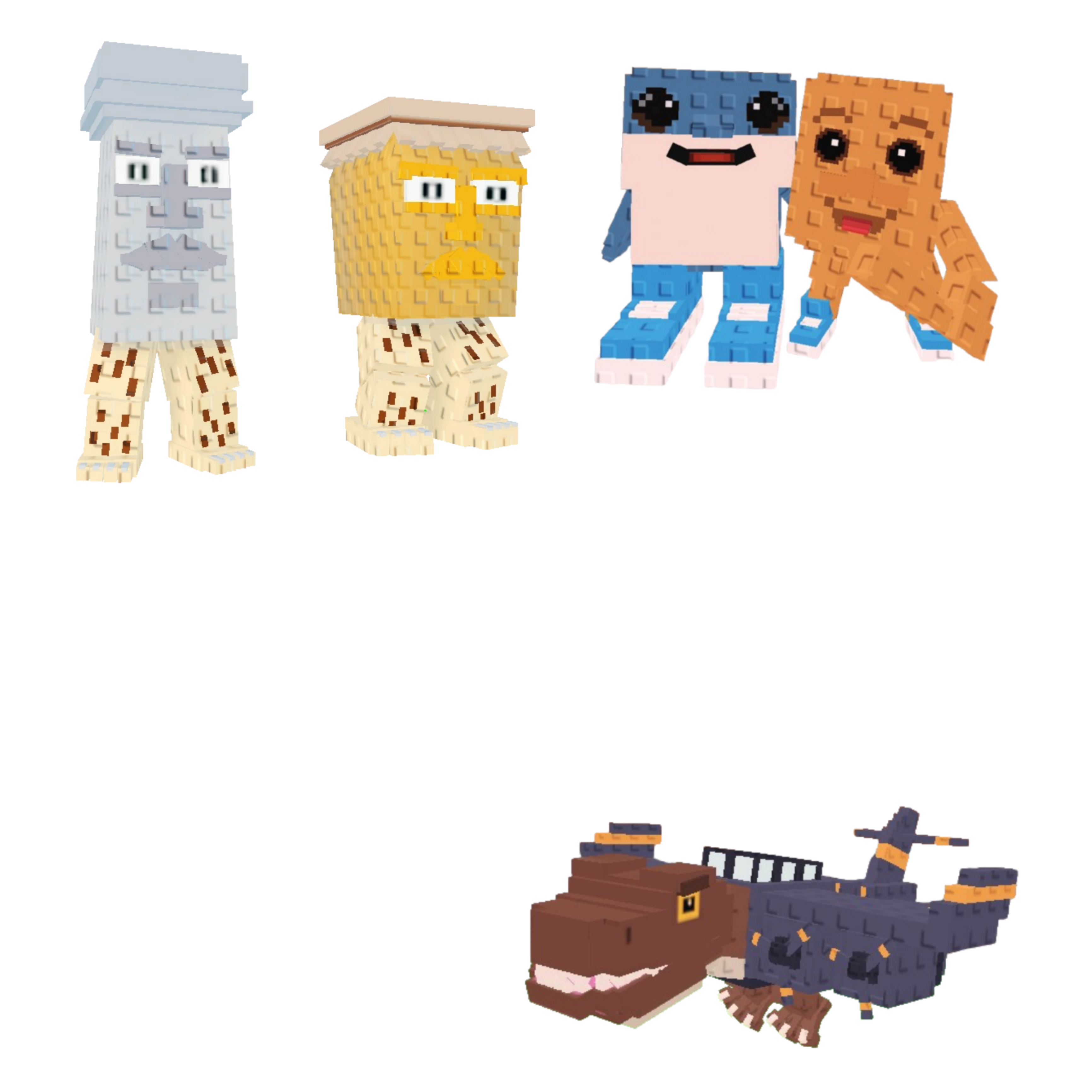 [BUNDLE] - 🛹 1x Garama And Madundung 🛹 1x Los Bros 🛹 1x Nuclearo Dinossauro