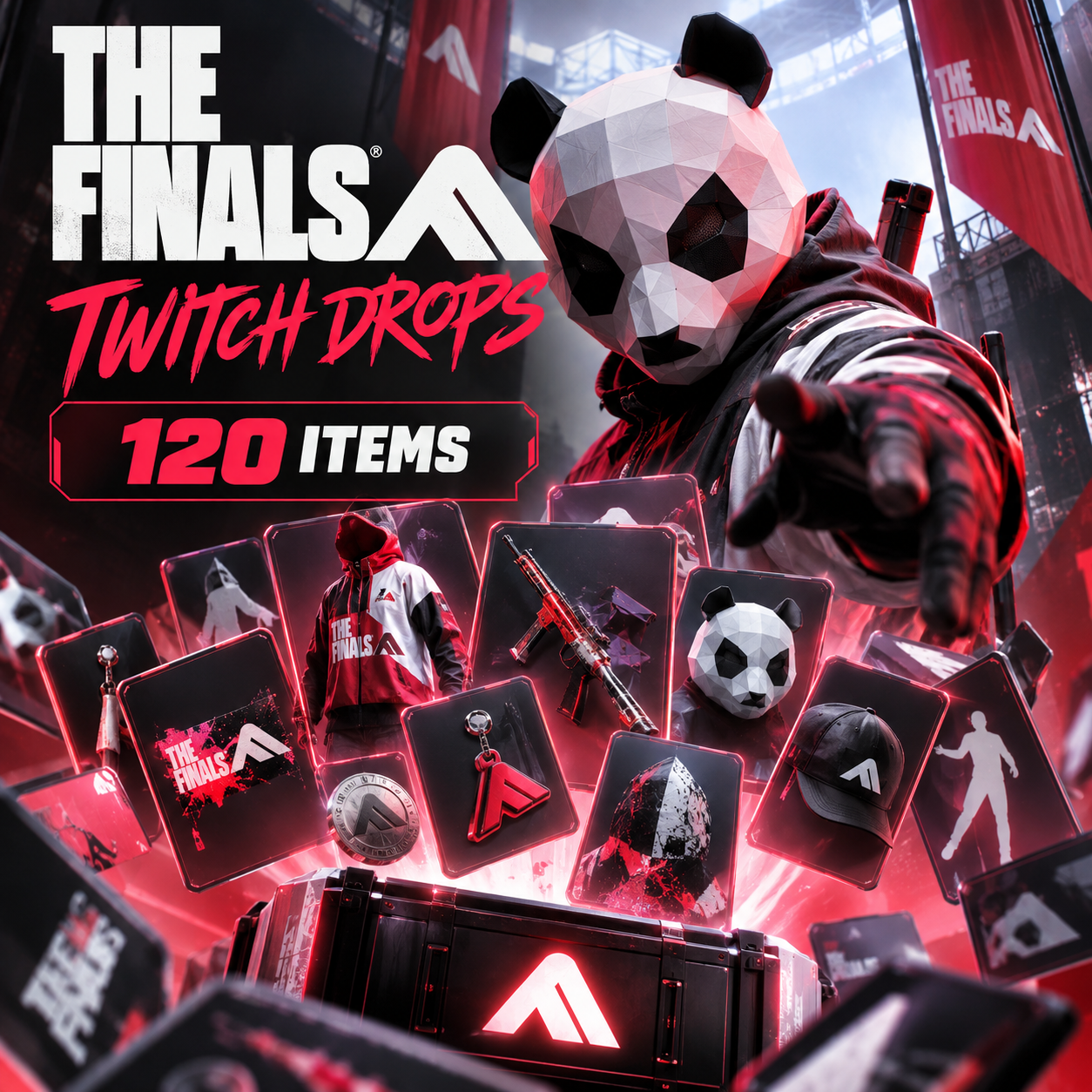 120 Items | Weapon Skins + Gadget Skins + Charms + Skins + Charms | The Finals Twitch Drops