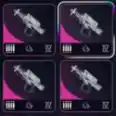 PvP Advanced Kit: 10x Bobcat IV&Tempest IV (blue attachments),6x Looting (SURVIVOR),6x Medium Shield,20x Surge Shield Recharger,20x Vita Spray,40x Trigger 'Nade