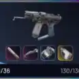 Max attachment CANTO IV/ Level 4 (with Kinetic Converter, Medium Mag III, Horizontal Grip and Silencer III / Extended Barrel )