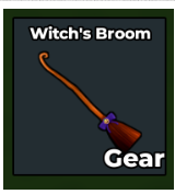 WITCH'S BROOM (GEAR) – STEAL A BRAINROT – FAST DELIVERY & TRUSTED #H4YC9K