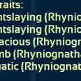 one set of rhyniognatha traits gene PVE Crossplay PC/PS/XBOX Official