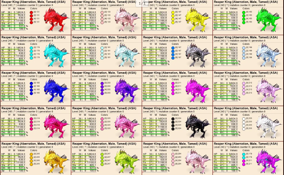 Select four color reaper king clone 69 DM PVE Crossplay PC/PS/XBOX Official