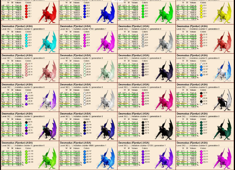 Select two pair desmodus clone《male and female》PVE Crossplay PC/PS/XBOX Official