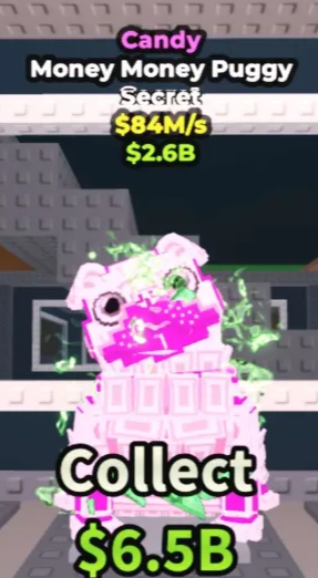 Money Money Puggy Candy 🍬 | 84M/s 💸 | 1 Unit 📦 | Steal a Brainrot ⚡ | Fast Delivery ✅
