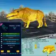 Daeodon Adult Pair LVL 362 🔥100% IMPRINT🔥 [GOLD] PVE Crossplay + Saddles 124 armor