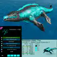 Mosasaurus Adult Pair LVL 362 🔥100% IMPRINT🔥 [TRON] PVE Crossplay + Saddles 124 armor