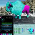 Bison Adult Pair LVL 362 🔥100% IMPRINT🔥 [Choose a color] PVE Crossplay + Saddles 124 armor