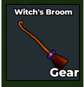 WITCH'S BROOM (GEAR) – STEAL A BRAINROT – FAST DELIVERY & TRUSTED #H4YC9K