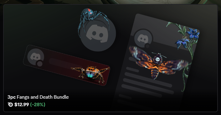 Fangs and Death Bundle | 🔥Cheap Decoration $12.99