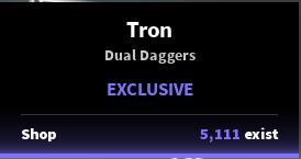KNIFE DUELS - TRON【250R】