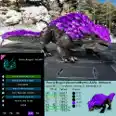 Thorny Dragon Adult Pair LVL 363 🔥100% IMPRINT🔥 [NIGHTMARE] PVE Crossplay + Saddles 124 armor
