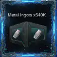 Metal Ingots x540K (Full Tek Dedicated Storage) PVE Crossplay PC/PS/XBOX Official