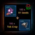 PVE Official ARK ASA PC/XBOX/PS5 - 100 R1 Seed + 100 Tek Crops