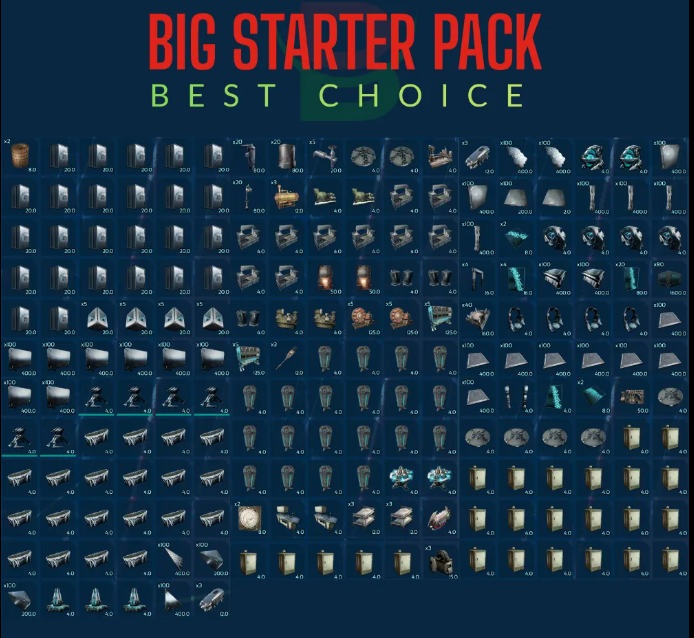 PVE Official ARK ASA PC/XBOX/PS5 - Big Tek Starter Pack - Best Choice All Included