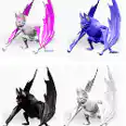 Official PVE Lv362 desmodus Pair 100% Imprinting Stats HP4036 ST1150 WE840 DMG1772% MALE AND FEMALE RANDOM COLOR DELIVERY