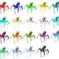 Official PVE LV362 Mantis eggs pack Base Stats: HP3080 DMG1037% (one egg of each color ,total x31eggs)