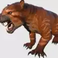 Official PVE Thylacoleo adult Pair 100%impning Stats:HP10920 ST1200 DMG1806%-Saddle included -MALE and FEMLAE Color random delivery
