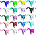 Official PVE Weight Brontosaurus Color eggs Pack Base Stats: HP16021 ST1512 WE10240 DMG125.8%- one egg of each color- total x29 Eggs -Good for rhynio