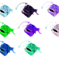 Official PVE Lv362 Anglerfish adult Pair 100%Impning stats: HP6480 ST1440 WE882 DMG1575.8% (MALE and FEMALE) RANDOM COLOR DELIVERY