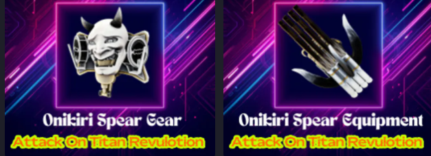 Onikiri Thunder Spear Set