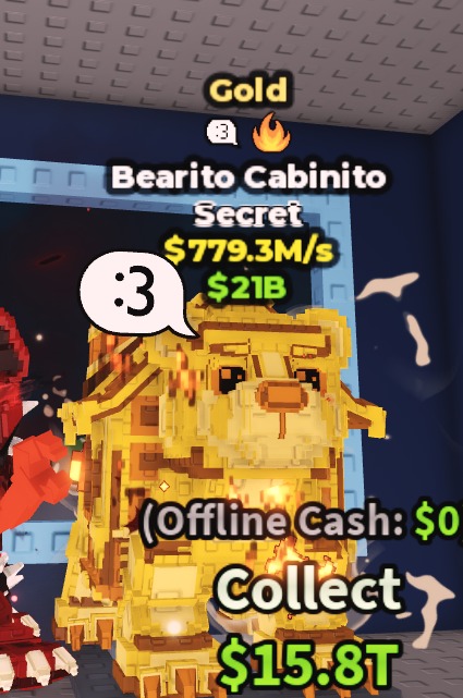 FAST RESPONSE | Gold Bearito Cabinito $779.3M/s (2 Clean Traits) | 1000% SAFE 🔒 #3945