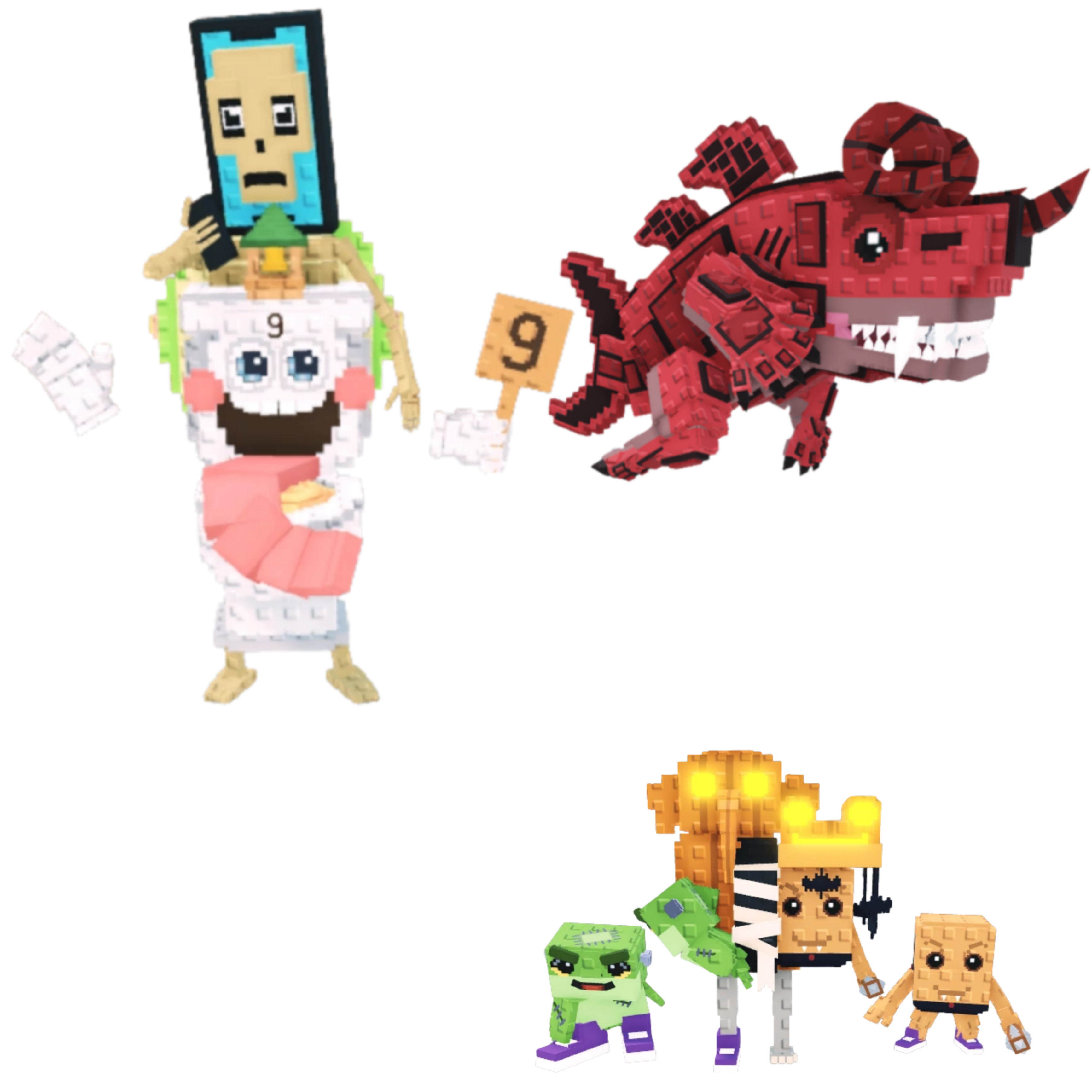 [BUNDLE] - 🐠 1x La Secret Combinasion 🐠 1x Eviledon 🐠 1x Los Spooky Combinasionas