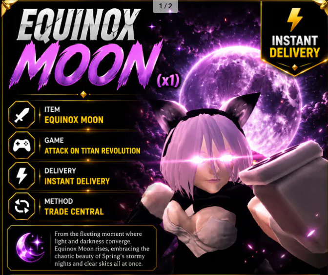 🌙 Equinox / Equi Moon Female Titan Skin | INSTANT DELIVERY ⚡