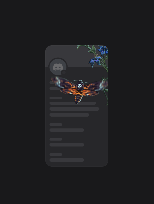 Death's-Hand Hawkmoth Profile Effect | Giftlink 🔥4.99$ Decoration