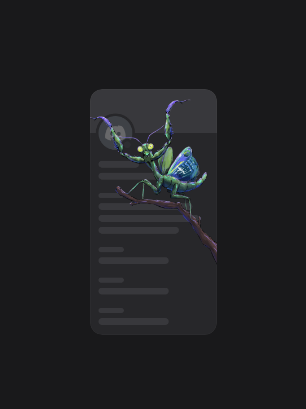 Praying Mantis Profile Effect | Giftlink 🔥4.99$ Decoration