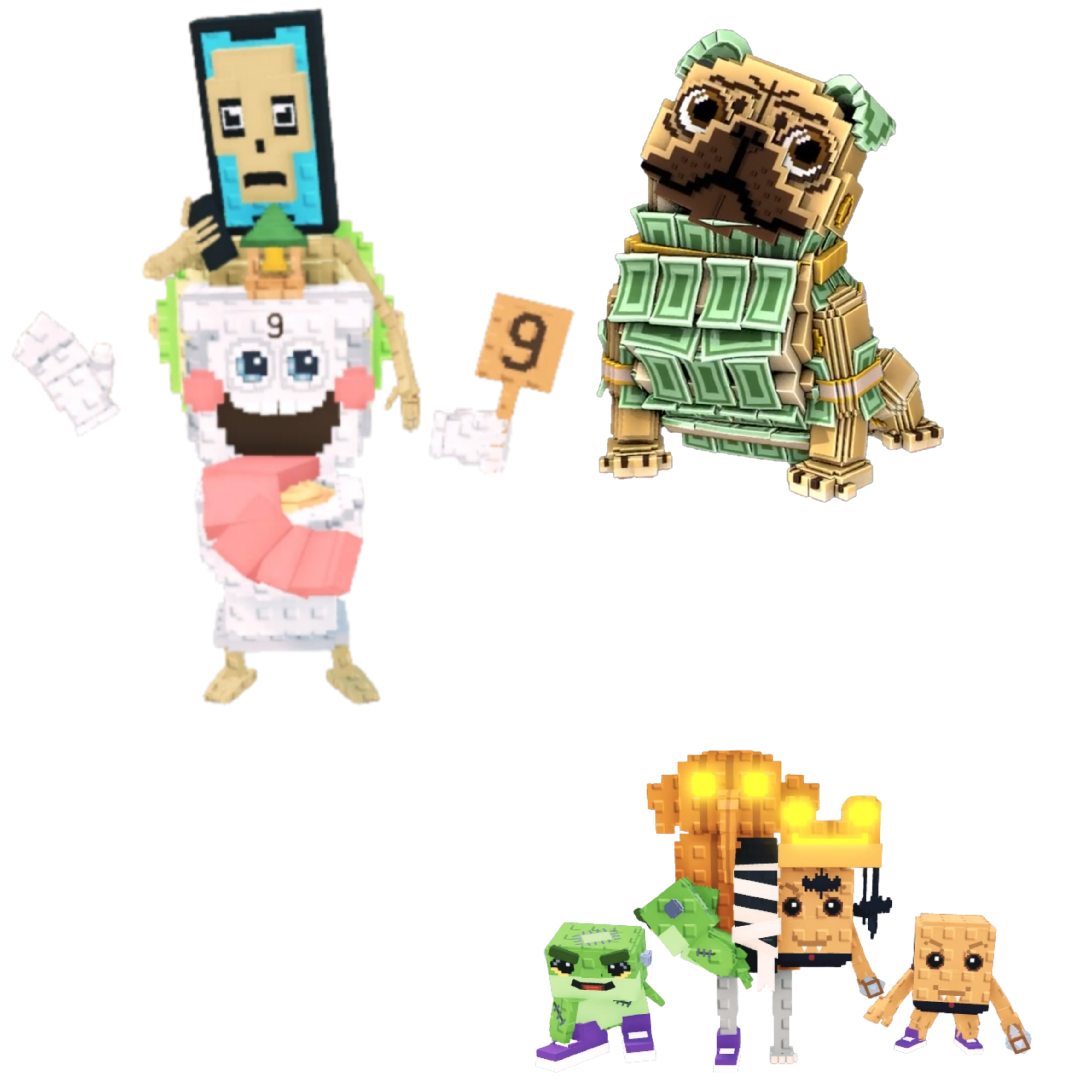 [BUNDLE] - 🐌 1x La Secret Combinasion 🐌 1x Los Spooky Combinasionas 🐌 1x Money Money Puggy