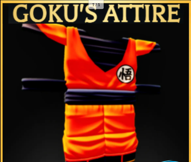 Goku Attire | VIA TRADE | AOTR - ATTACK ON TITAN REVOLUTION
