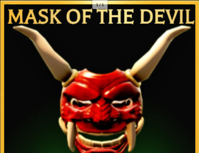 Mask of the devil | VIA TRADE | AOTR - ATTACK ON TITAN REVOLUTION