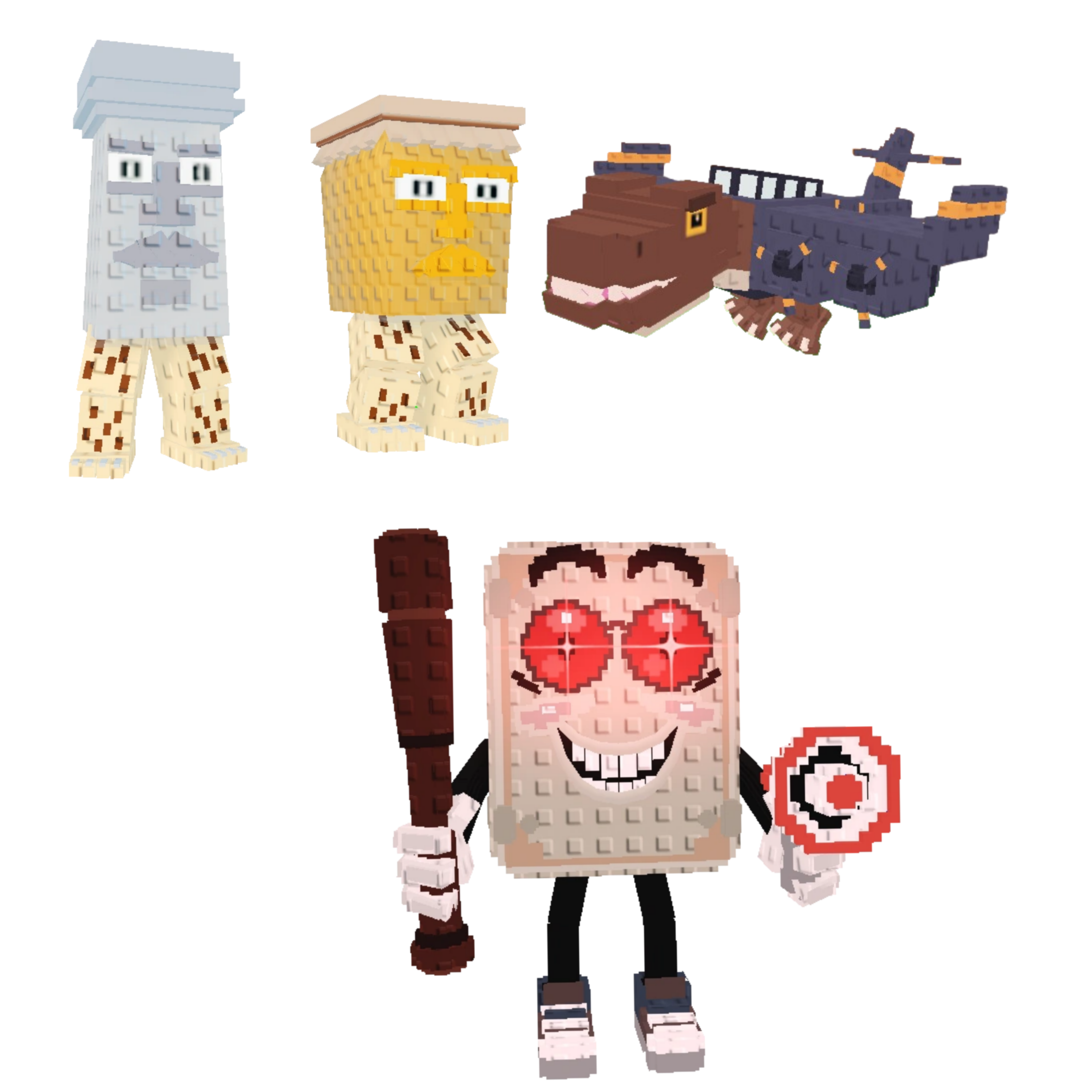 [BUNDLE] - 😁 1x Garama And Madundung 😁 1x Nuclearo Dinossauro 😁 1x Tang Tang Keletang