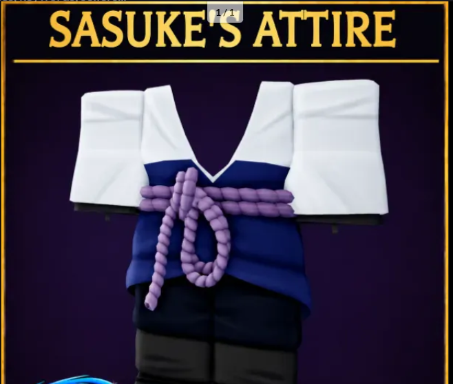 SASUKE ATTIRE | VIA TRADE | AOTR - ATTACK ON TITAN REVOLUTION
