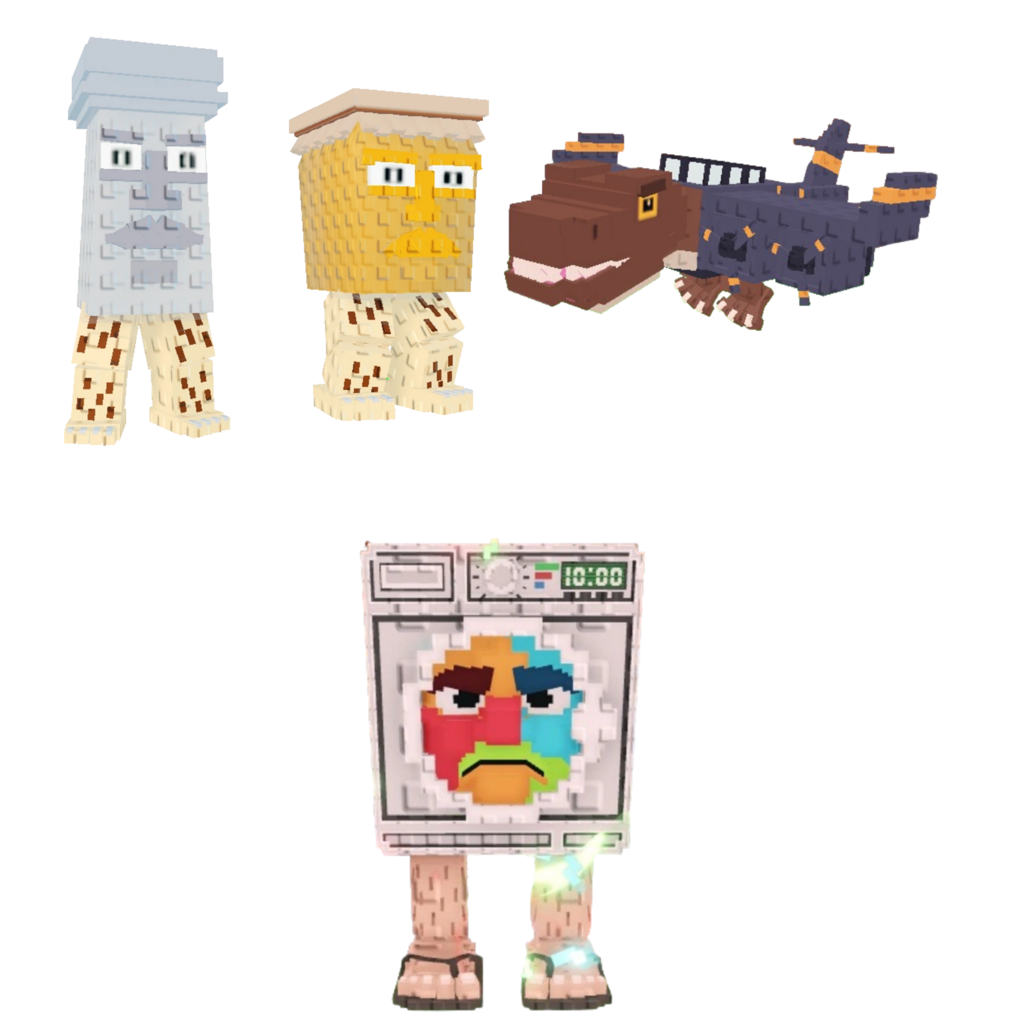 [BUNDLE] - 😅 1x Garama And Madundung 😅 1x Nuclearo Dinossauro 😅 1x Lavadorito Spinito
