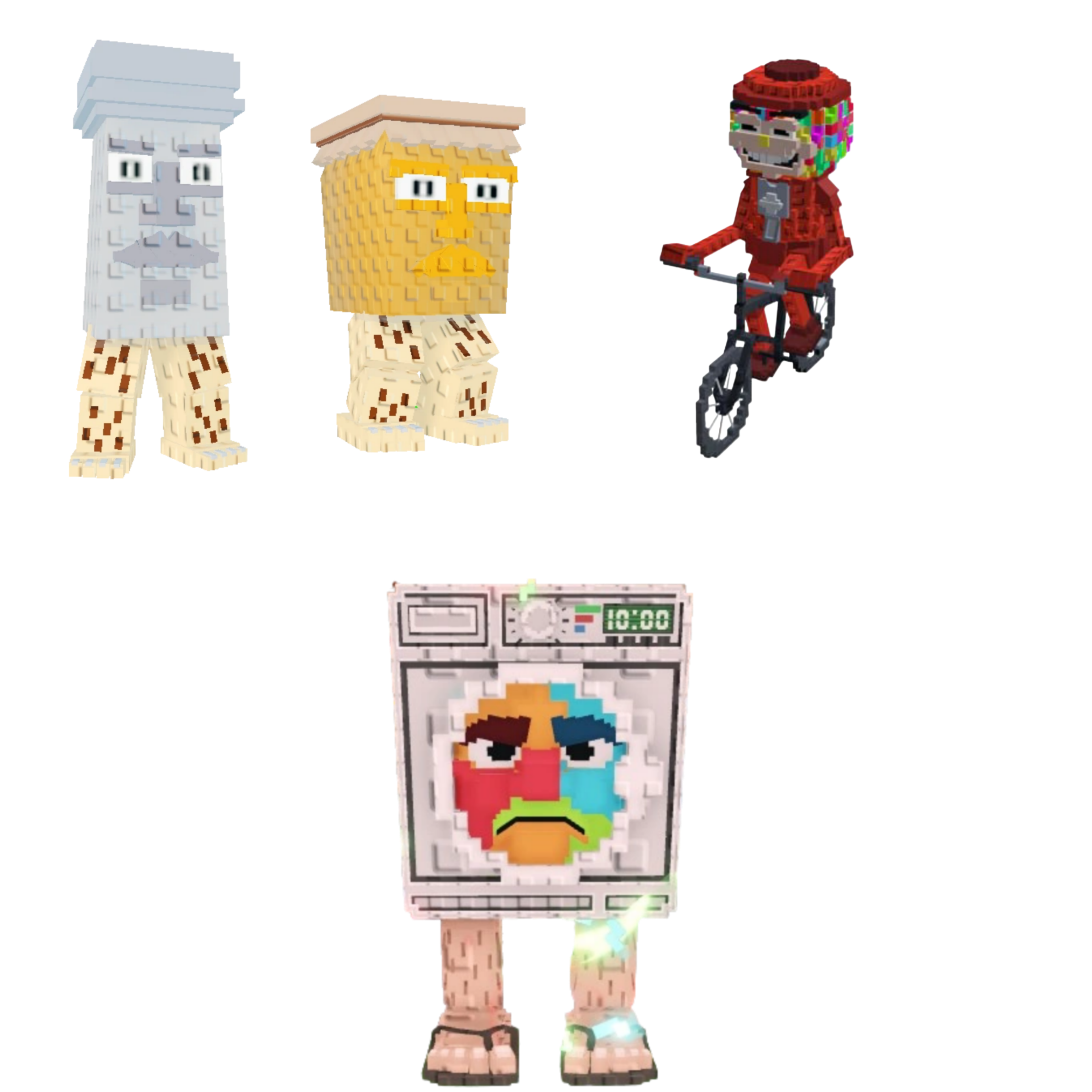 [BUNDLE] - 😊 1x Garama And Madundung 😊 1x Chicleteira Bicicleteira 😊 1x Lavadorito Spinito