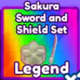 ‼️ SAKURA SWORD AND SHIELD SET‼️100% LEGIT 🟩 FAST AND TRUSTED 🟩