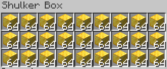 27 stack gold block