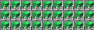 1728 emerald block - 27 stack
