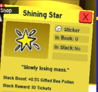 Bee Swarm Simulator | Shining Star | RBL