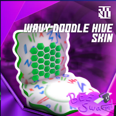 Bee Swarm Simulator > Wavy Doodle Hive Skin > RBL