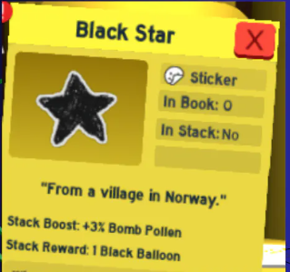 Bee Swarm Simulator | Black Star | RBL