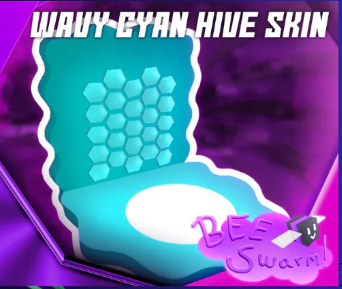 Bee Swarm Simulator | Wavy Cyan Hive Skin | RBL