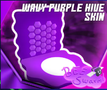 Bee Swarm Simulator | Wavy Purple Hive Skin | RBL