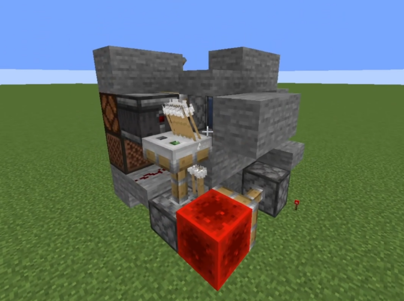 Arrow rail gun trap - insta death