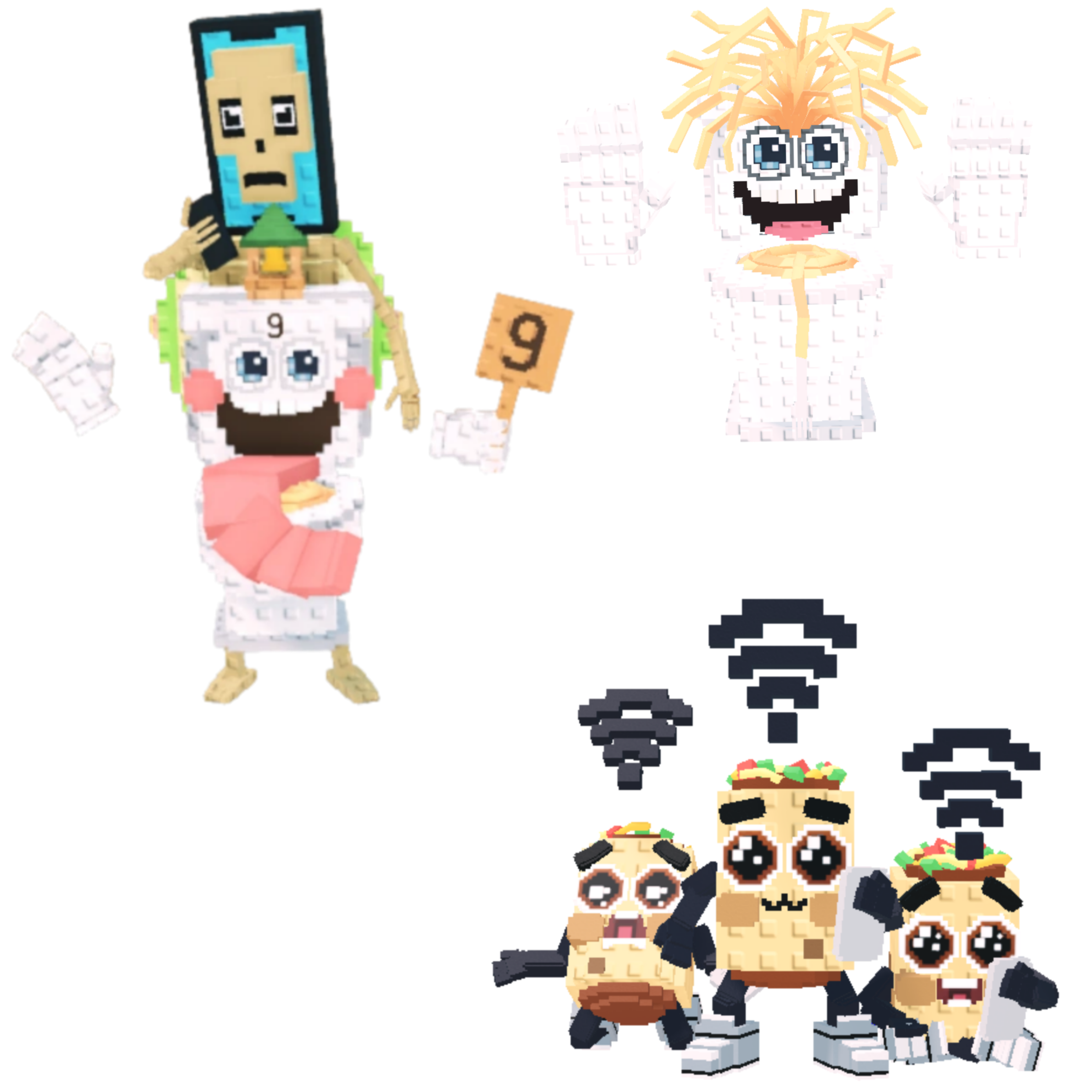 [BUNDLE] - 🍄 1x La Secret Combinasion 🍄 1x Spaghetti Tualetti 🍄 1x Los Nooo My Hotspotsitos