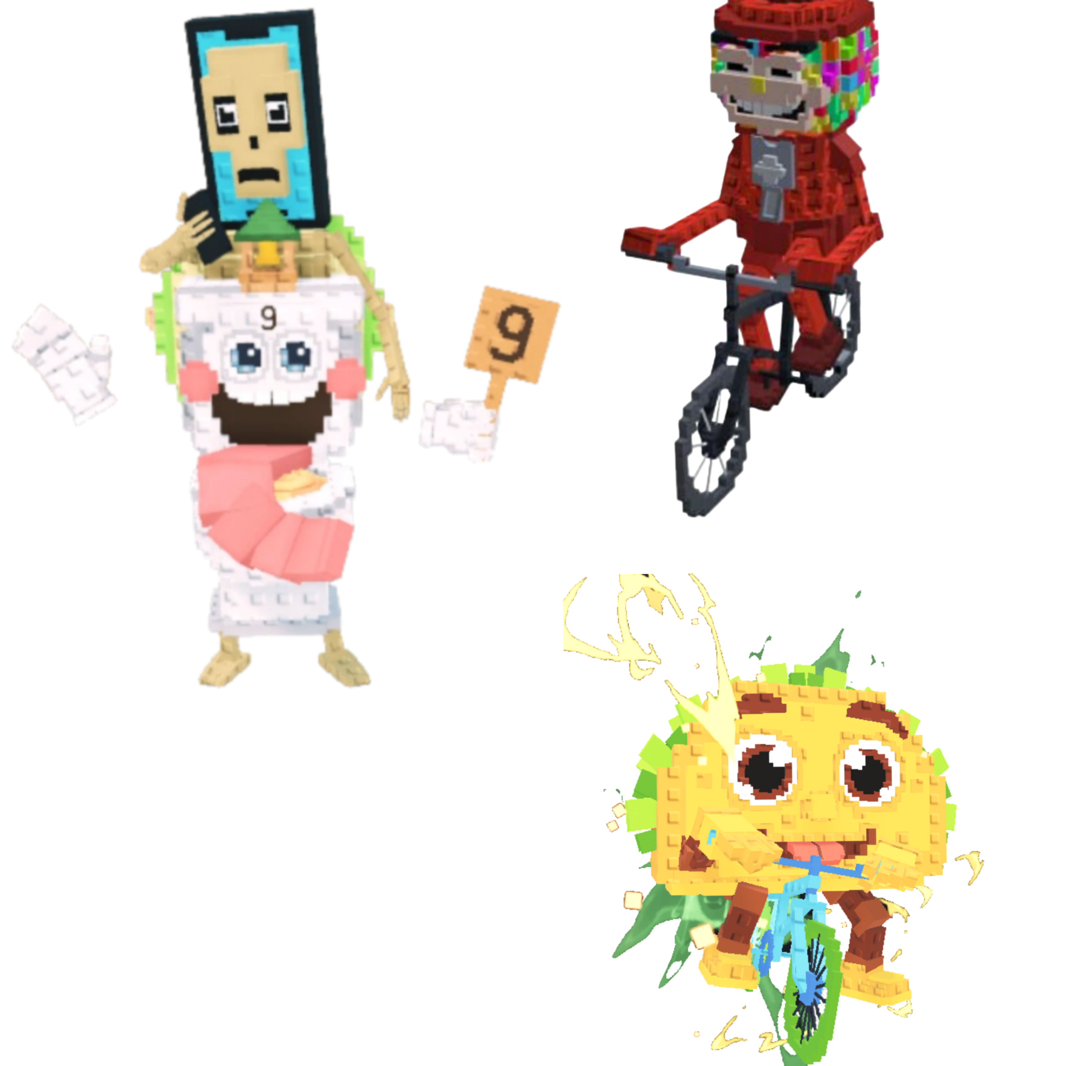 [BUNDLE] - 🦞 1x La Secret Combinasion 🦞 1x Tacorita Bicicleta 🦞 1x Chicleteira Bicicleteira