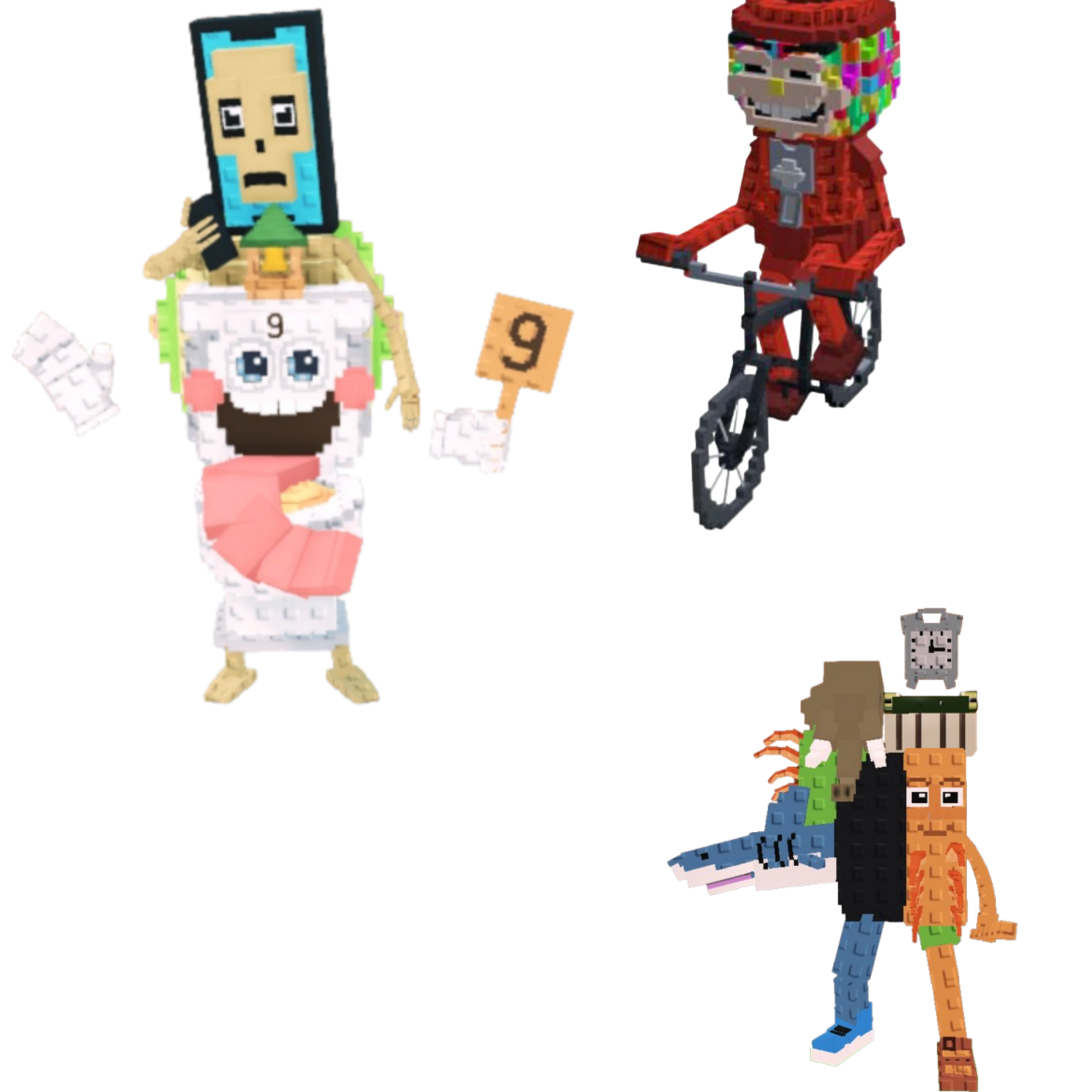 [BUNDLE] - 🦐 1x La Secret Combinasion 🦐 1x La Grande Combinasion 🦐 1x Chicleteira Bicicleteira