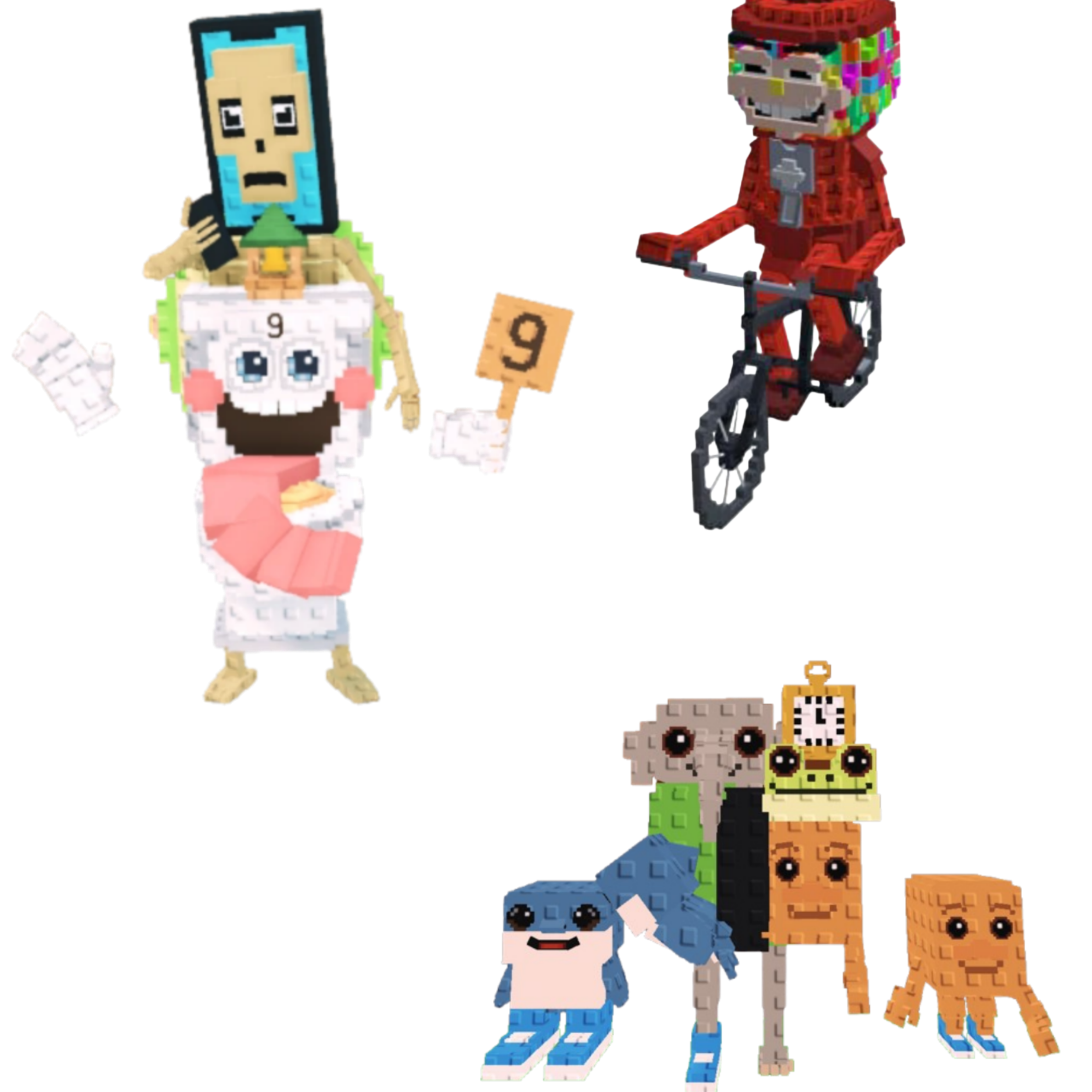 [BUNDLE] - 🦑 1x La Secret Combinasion 🦑 1x Los Combinasionas 🦑 1x Chicleteira Bicicleteira